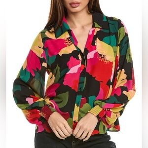 CABI MULTICOLOR ‘FLORA’ BLOUSE